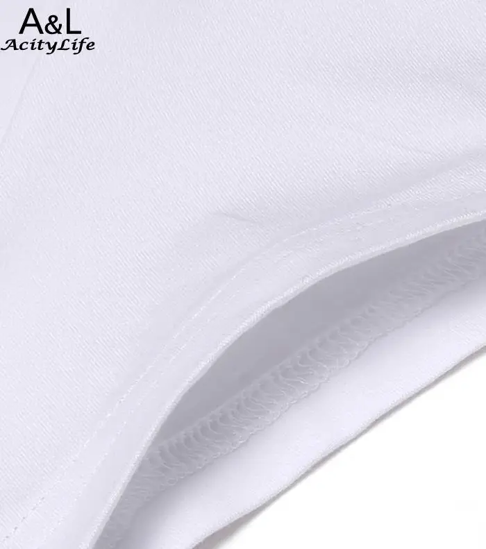 Шеи Повседневное экипаж Белый Slim Fit мягкий короткий рукав Футболка Для женщин