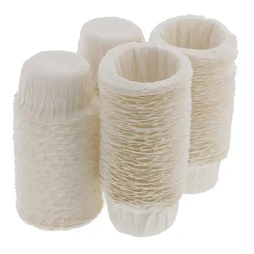 

100pcs Replacement White Coffee Filters Single Serving Paper for Coffee Kitchen Coffee Filters Disposable Paper Filters Cups