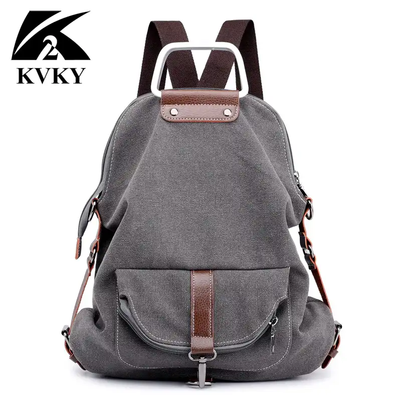fashion canvas backpack