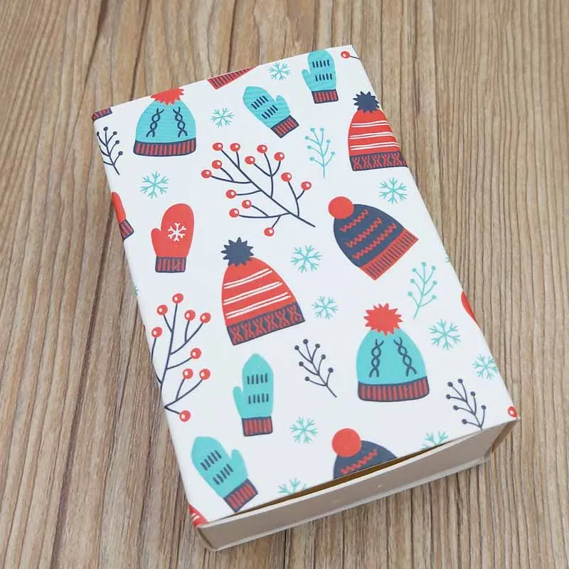 box as pic 5 шт в партии мульти дизайн Веселые новогодние подарки посылка слайд-box старинный крафт Diy ручной работы спасибо конфеты/коробки для свадебных сувениров - Цвет: box as pic