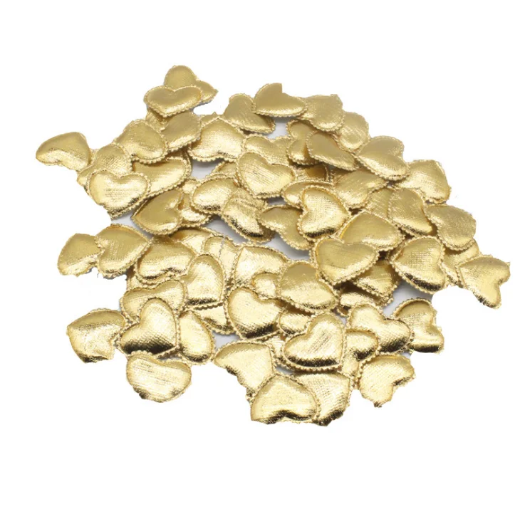 

200 x Creative Gold / Silver Heart Style Artificial Flower Silk Flower Petals Wedding Flowers Wedding Bed Party Decorations
