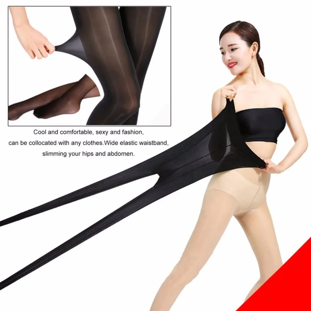 Эластичные большой Размеры пикантные анти-прилипание проволока колготки шелк колготки для похудения Чулки для женские летние носок из