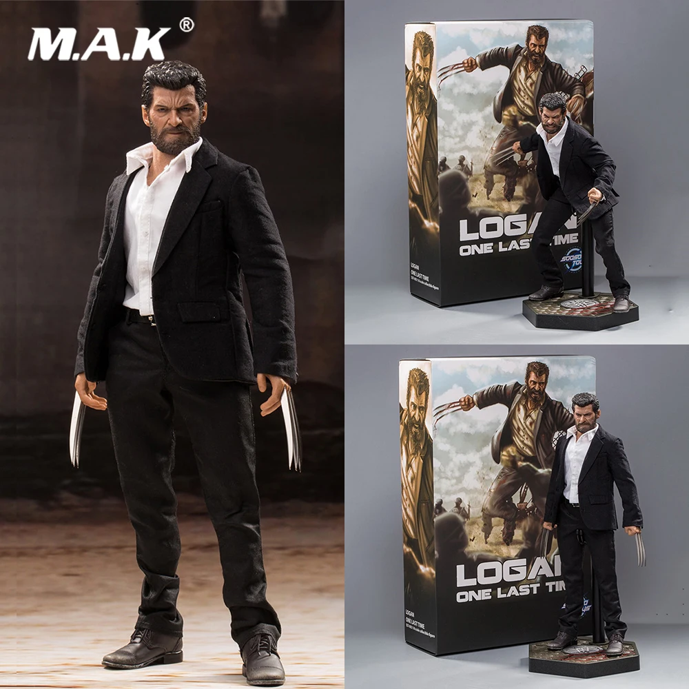 

1/6 Full Set Collectible SST003 Wolverine LOGAN Suit Version with Double Heads(Normal/Angry)) Model for Fans Collection Gifts