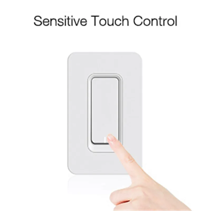 

Oittm Smart Light Switch Works with Alexa, Wi-Fi Wall Switch Timing Switch Outlet Remote Control Lights and Appliances from Anyw