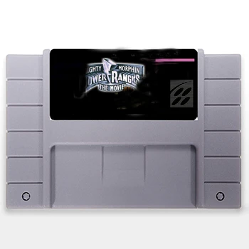 

MightyMorphin the Movie 16 bit NTSC Big Gray Game Card For USA Version Game Player