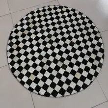 Модный художественный ковер Натуральная Воловья кожа коммерческий ковер