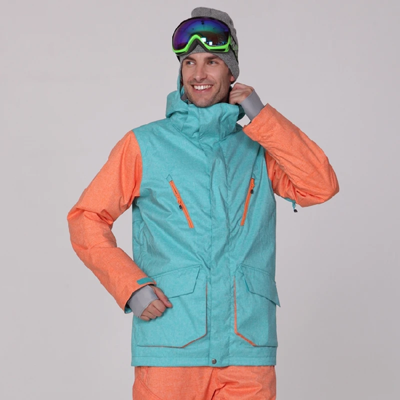 

Ski Jacket Men Snowboard Jacket Windproof Waterproof Snow Wear Warm Outdoor Sport Coat Men Gsou Snow Large Size Down Jacket