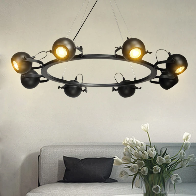 

clothing store bar pendant lamp bedroom living room spot light iron Internet bar LED office lamps spot lighting pendant lights