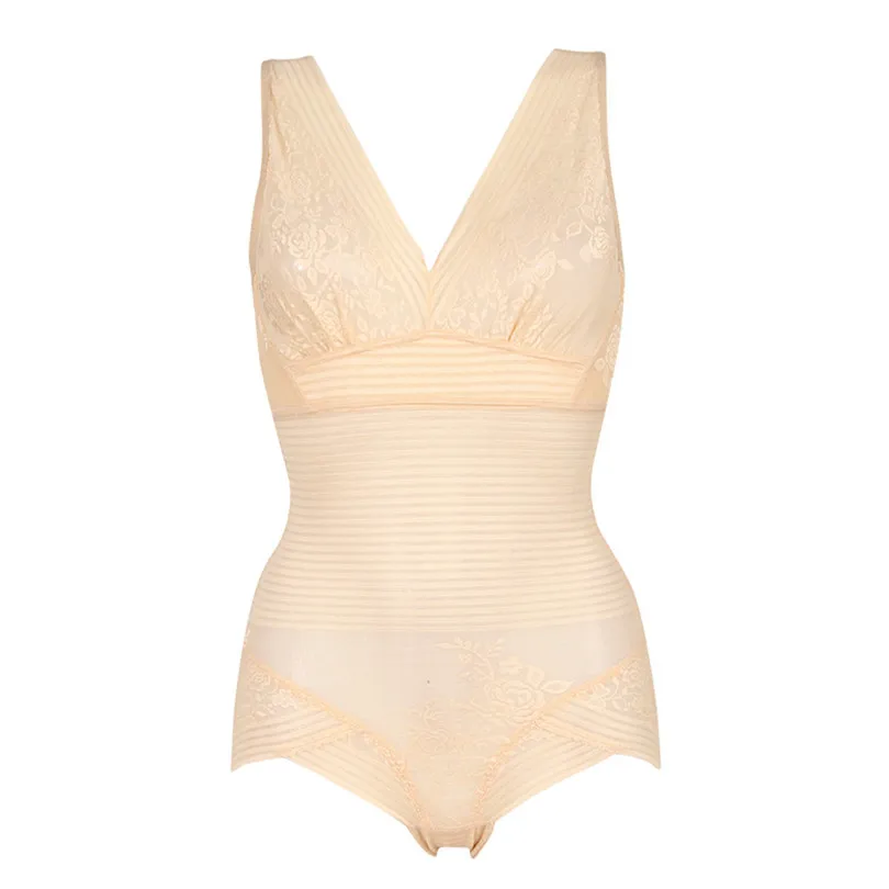 Women Thin No Traces  With Abdomen And Waist Body-Shaping Girdles Corsets Casual Lingerie Sleepwear Underwear  Set #4A22 (18)