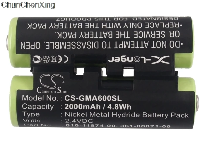 Cameron Sino 2000 мАч аккумулятор 010 11874 00 для Garmin Astro 430 handheld Орегон 600 600t 650 650t Striker 4