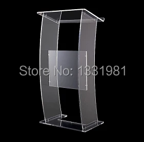 

Free shipping Hot Sell Clear Acrylic Lectern;Clear Church Pulpit;Modern Plexiglass Pulpit plexiglass