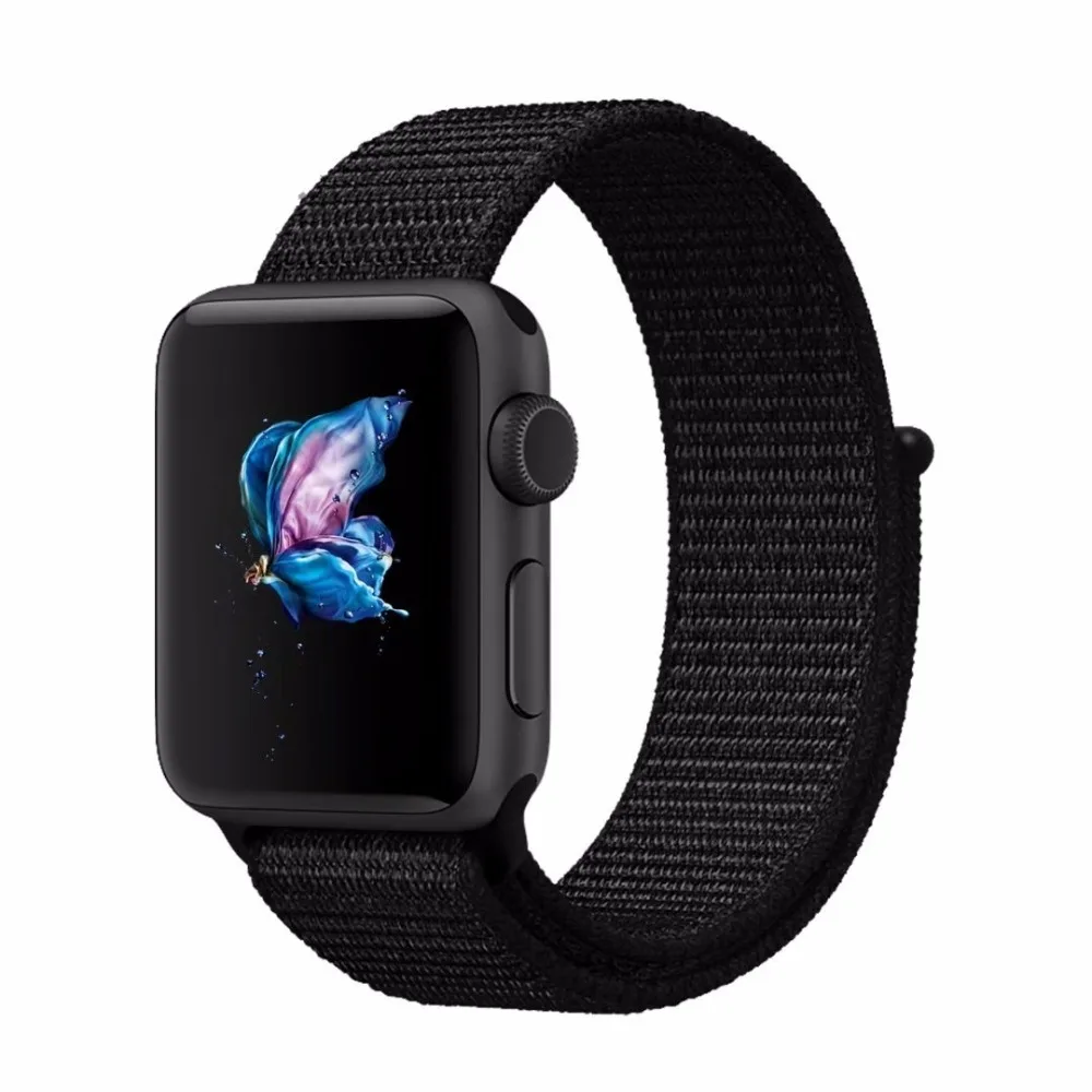 Joyozy 2017Flash Sport Loop для apple Watch ремешок нейлоновый ремешок apple uhr serise 3 2 1 iwatch ремешок 42 мм 38 мм мягкий дышащий тканый