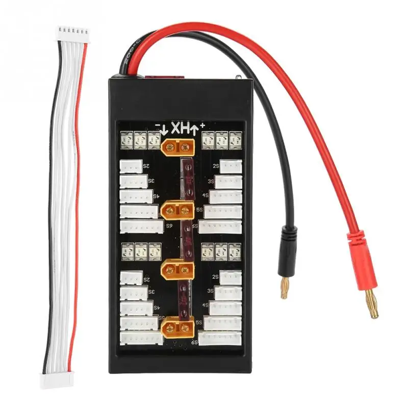 

2-6S LiPo Battery Parallel Adapter Balance Charging Board XH/XT60 Plug B6 A6 Charger Charging Board for Lithium Batteries