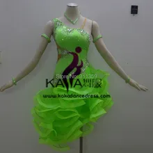 Горячие Продаж! KAKA-L140263, Женщины Танцуют Износ, Девушки Бахромой Латинской Dress, Dress Танго Сальса Самба Румба Чача Dress, women dress