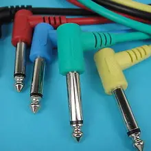 10 шт., эффект Педальный шнур Гитара Бас патч кабель Свинец 1 м 2 набор