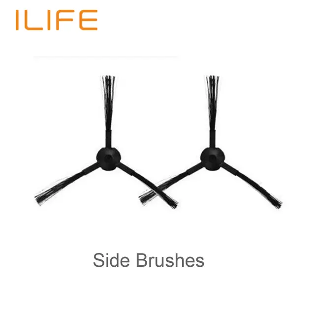 Бесплатная Доставка, 1 Пара Боковых Щеток для Сhuwi ILIFE V3S V5 V5S A4 X5 Пылесосов, Запасные Части,