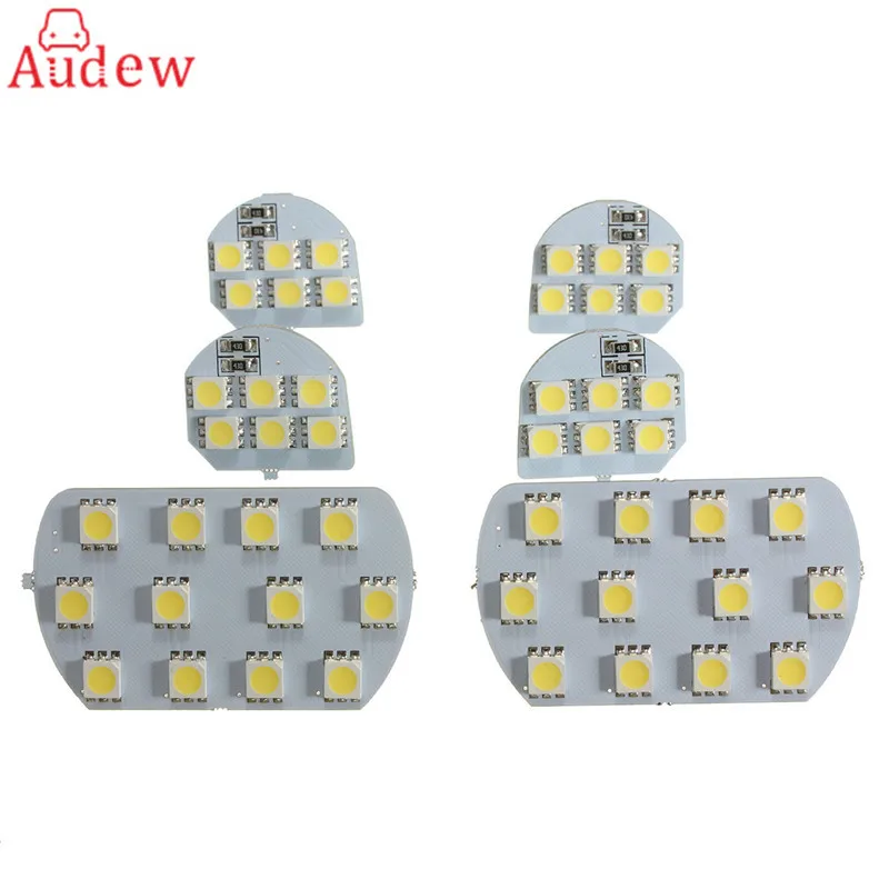 

6pcs Car Led Interior Dome&Map Reading Light Lamp Super Bright for PEUGEOT 206 308 3008 408 508 for CITROEN C5