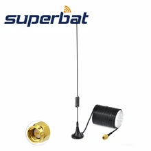 Superbat цифровая ТВ антенна 5dBi антенна DAB/DAB+/FM/AM автомобильная антенна радио магнитное крепление DAB антенна SMA разъем для авто DAB