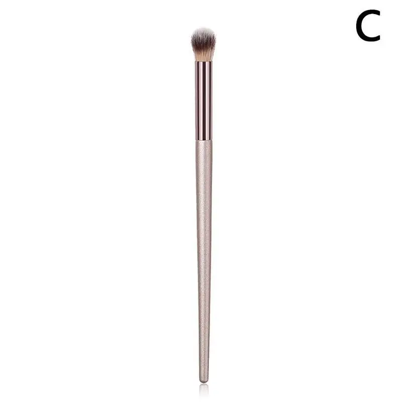 Wooden Makeup Foundation Brushes Eyebrow Eyeshadow Brush Bronzer Sculpting Brush Makeup Brushes Sets Tools Brochas Maquilla - Handle Color: C