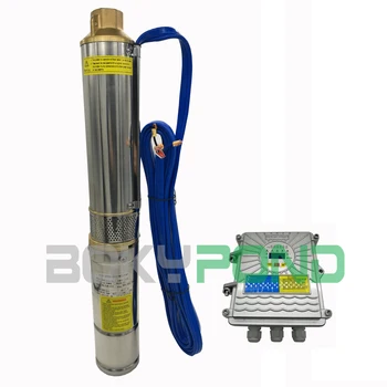 

3 Inch, DC 48V Deep Well Solar Submersible Water Pump 200W With Controller