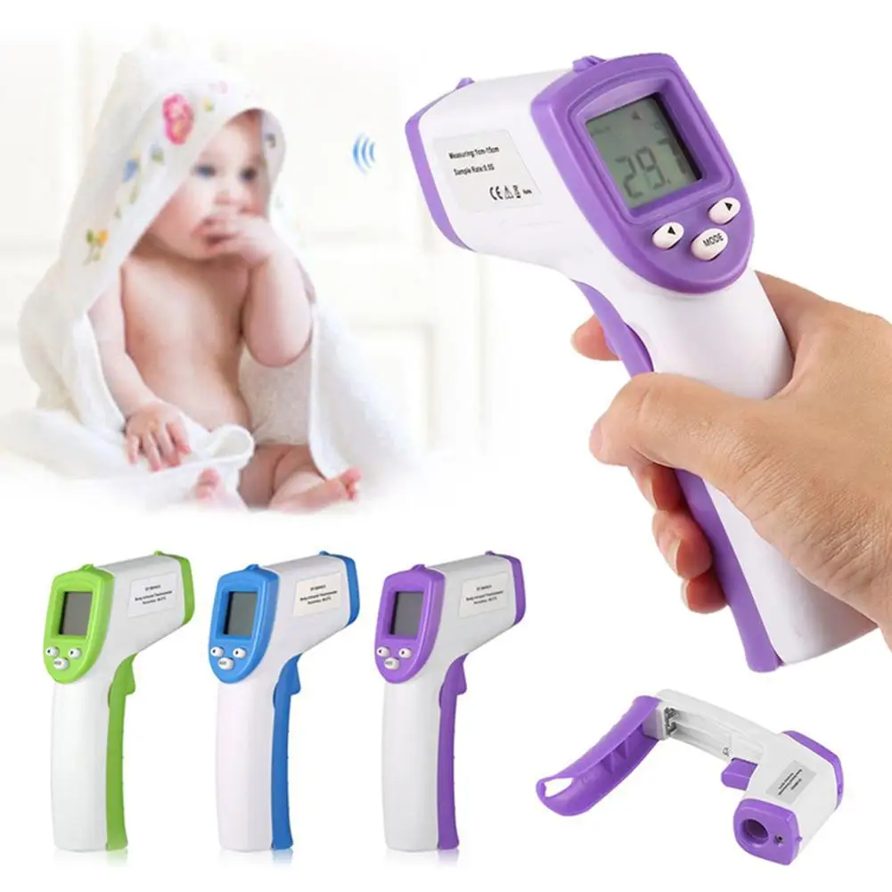 

Baby/Adult Thermometer Infrared Digital Thermometer Gun Noncontact Temperature Measurement Device For Children 3 Color Care