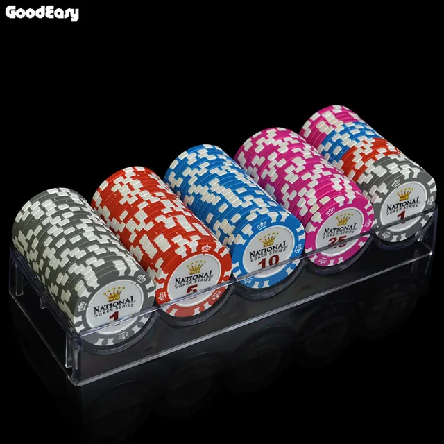 Set 25 Pieces Poker Chips | Poker Chip Set Case | Casino Poker Chips - 100/200 - Aliexpress
