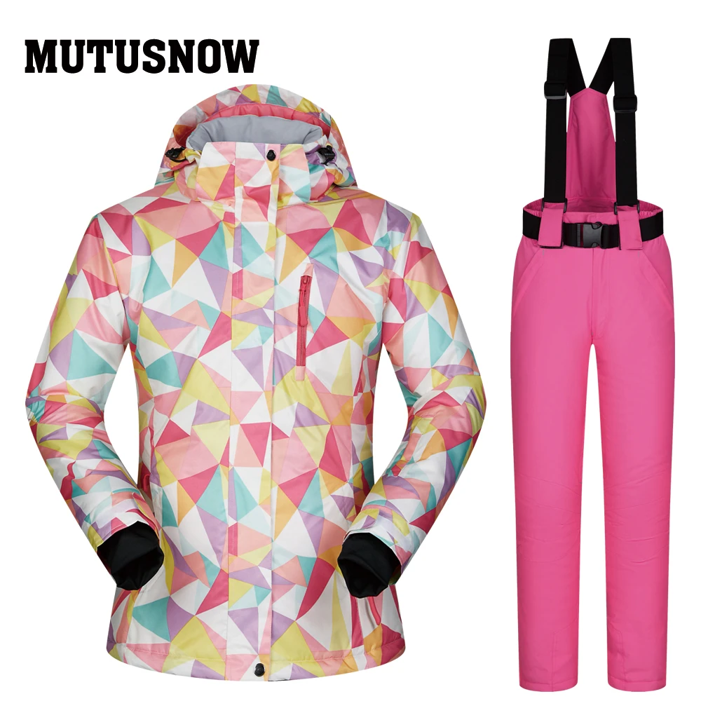 2018 New High Quality Winter Snowboard Jacket Women Ski Suit Pants Ski Set Windproof Waterproof Warmth Breathable Snow FSJTZ 2018 New High Quality Winter Snowboard Jacket Women Ski Suit Pants Ski Set Windproof Waterproof Warmth Breathable Snow FSJTZ