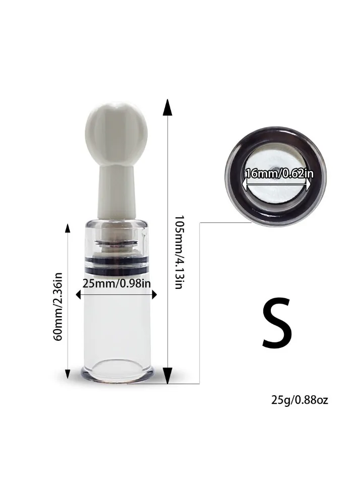 3 Size Breast Nipple Sucker Clitoris Massager Nipple Clamps Pump Breast Enlarger Vibrating Sex Adult Game Erotic Toy For Women (10)
