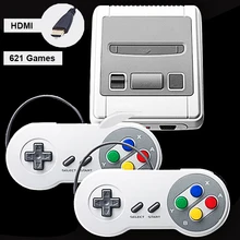 Retro Mini Video Game Console Support HDMI TV Out Built-in 621 Classic Games for SNESED Format