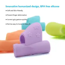 Насадка На карандаш, дизайн эргономичный обучающий детский держатель для карандашей и ручек, инструмент для коррекции осанки 6 шт./компл