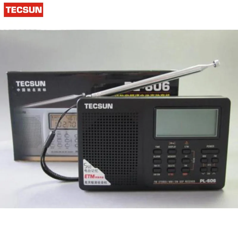 Tecsun цифровой портативный Радиоприемник PLL FM стерео/LW/SW/MW приемник DSP Прямая