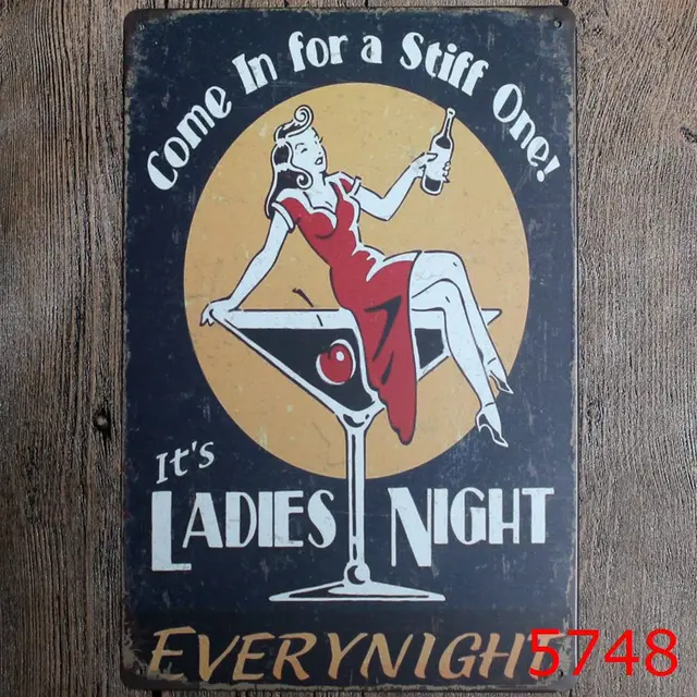 Hot Decor Bar Beer Metal Plates Vintage Metal tin sign Bar Wall art