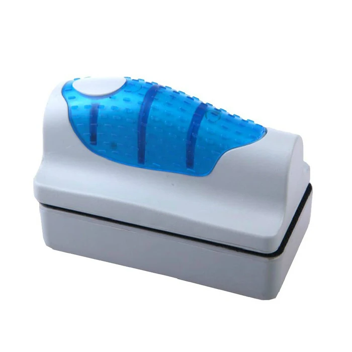 New Magnetic Aquarium Fish Tank Brushes Floating Clean Glass Window Algae Scraper Cleaner Brush Plastic Sponge Accessories Tools