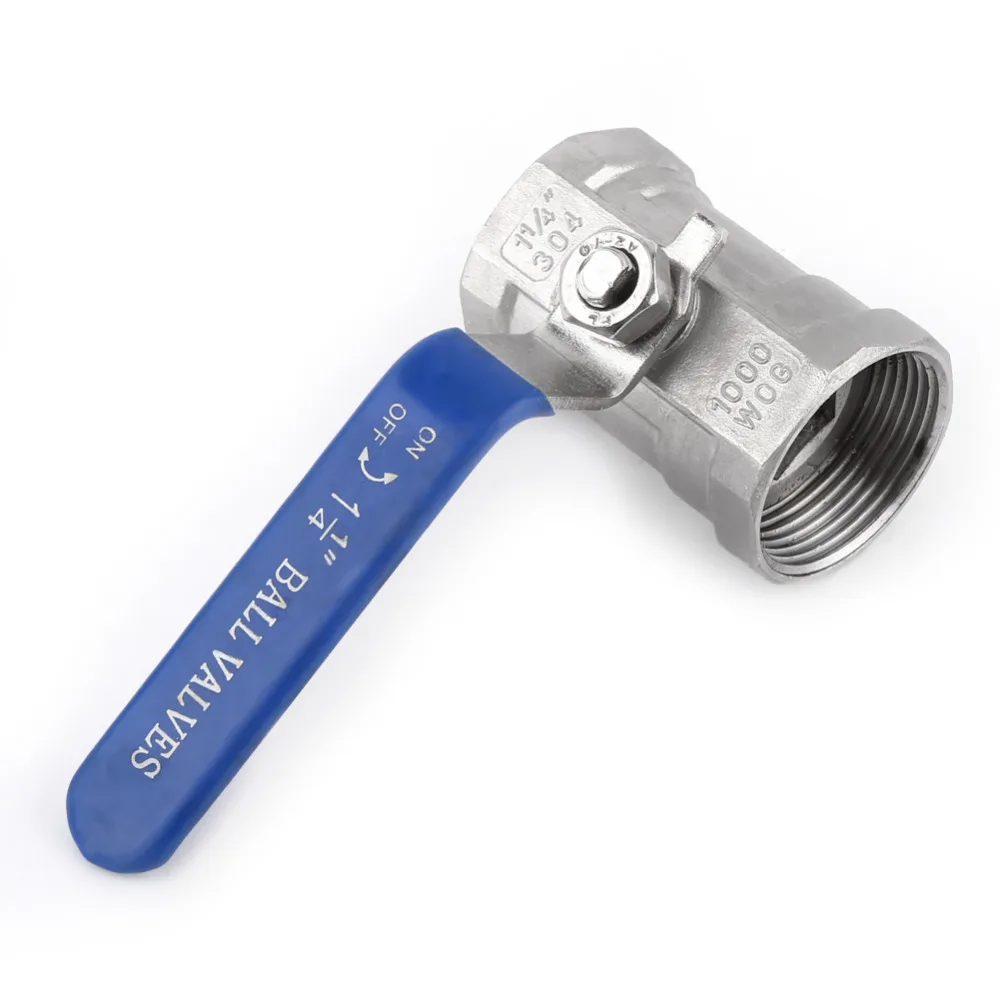 1 шт. шаровой кран из нержавеющей стали SS304 трубы с внутренней резьбой BSP 6 размеров