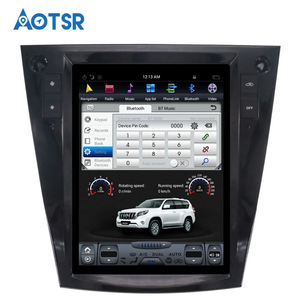 Best Android 7.1 Tesla style Car No DVD Player GPS Navigation For Subaru Forester 2013+ head unit tape recorder multimedia stereo map 3