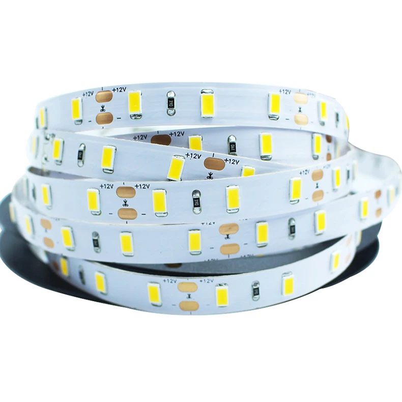 

1/2/3/4/5M IP66 Waterproof White LED Strip Light 5630 SMD DC12V 60Led/M 5730 Bar Flexible Light Brighter Than 3528 5050 Led Tape