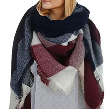 winter scarf 2016 Tartan Scarf women desigual Plaid Scarf cuadros New Designer Acrylic warm Blanket Scarves Shawls bufandas