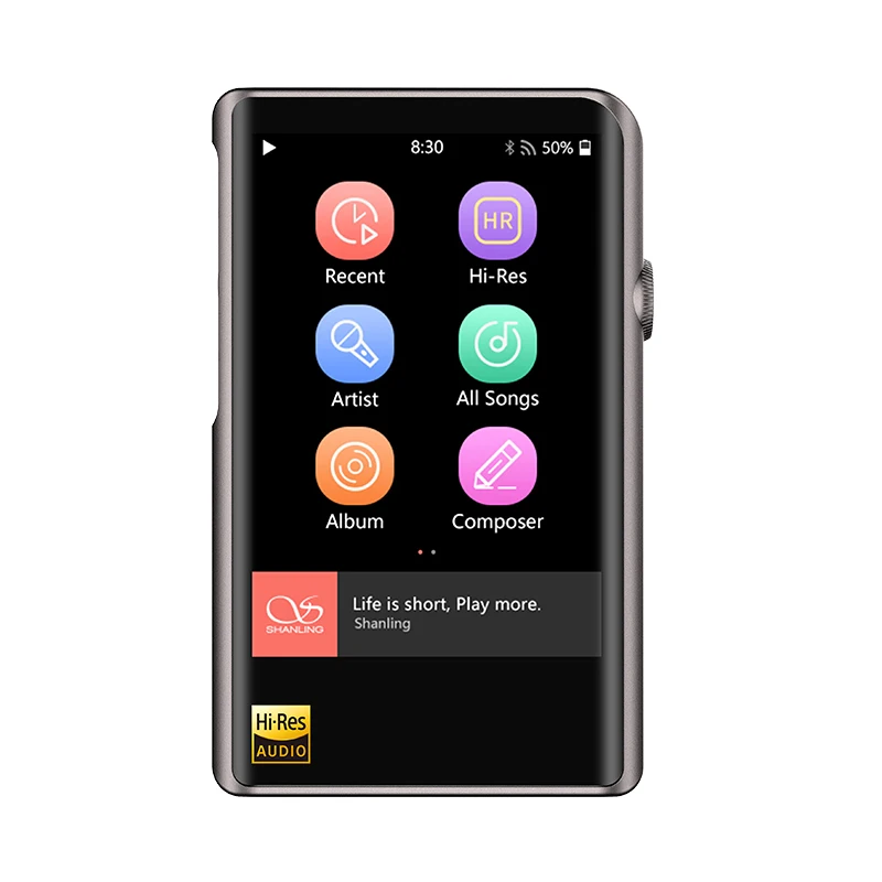 

MissAudio Shanling M2X Hi-Res Portable Music Player Bluetooth Apt-X Player Mini DAP DSD256 Lossless Wireless Player HIFI MP3 M0