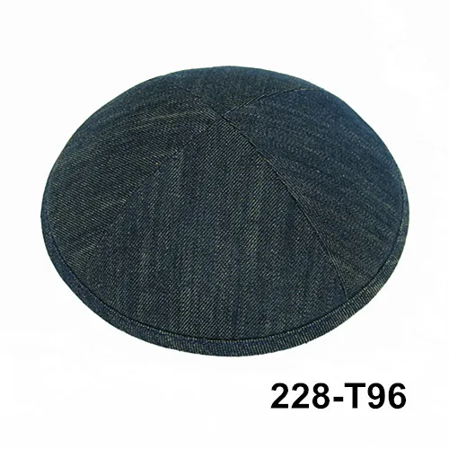 Джинсовая кепка 19 см kippot kippa yarmulke KIpa Skullies Beanies, Еврейская кипа с черепом