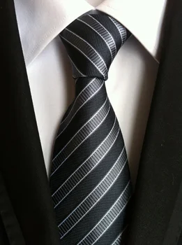 

8cm Classic Woven tie diagonal striped necktie grooms wedding gravata
