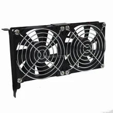 1 Set Gdstime Desktop General 9CM Fan Graphics Card Companion Radiator PCI bit