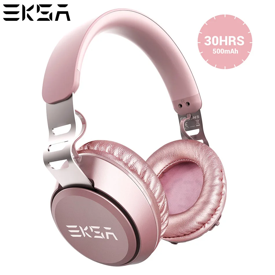 Беспроводные наушники EKSA Bluetooth 5 0 гарнитура 40 мм с насыщенными басами легкие fone de