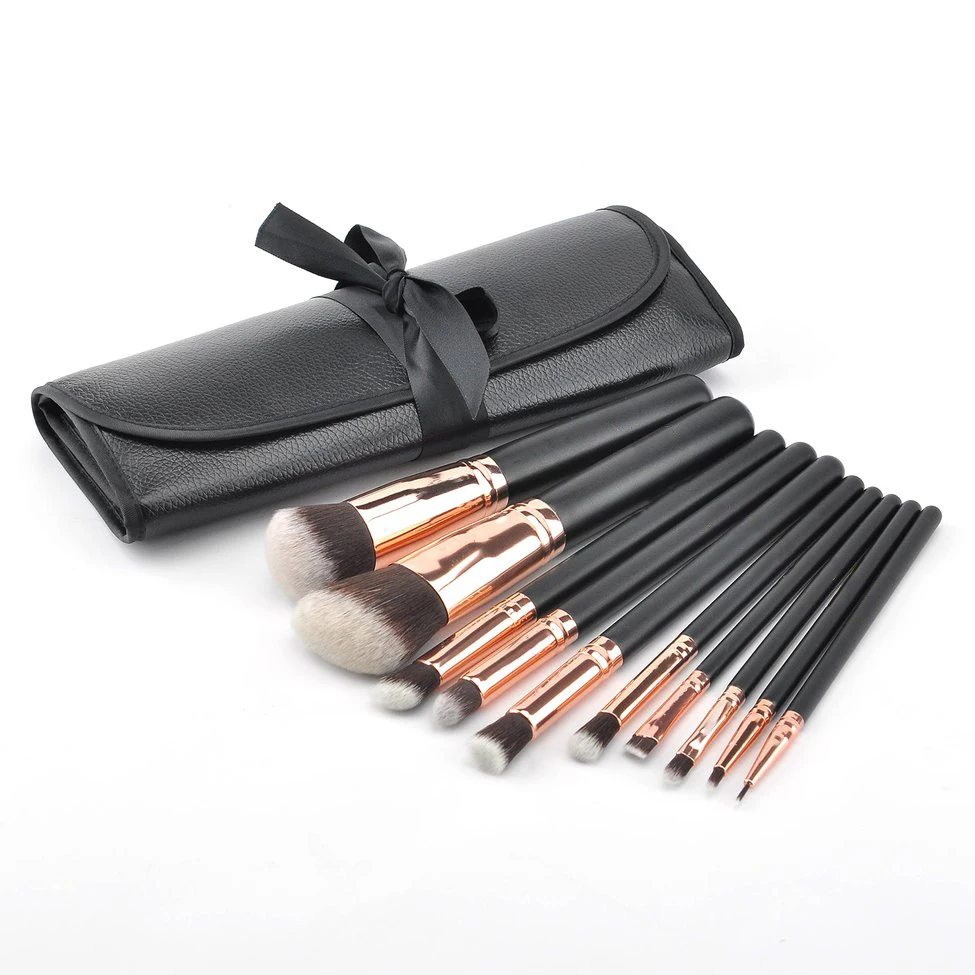 

10pcs Makeup Brushes Set Powder Foundation Eyeshadow Make Up Brushes Cosmetics Soft Synthetic Hair