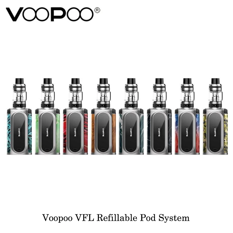 

Original VOOPOO Vmate Kit 200W Vmate box mod With UFORCE T1 8ml Tank Dual Battery TC Box Mod Kit Electronic Cigarettes Vaporizer