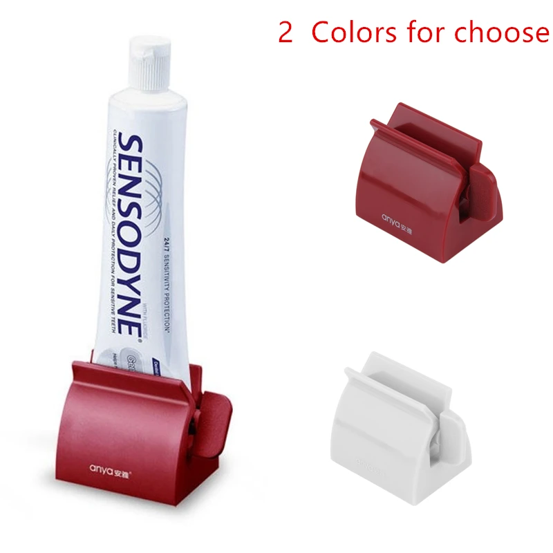 

Free Shipping Rolling Tube Tooth Paste Squeezer Toothpaste Dispenser Tooth Brush Toothbrush Holder