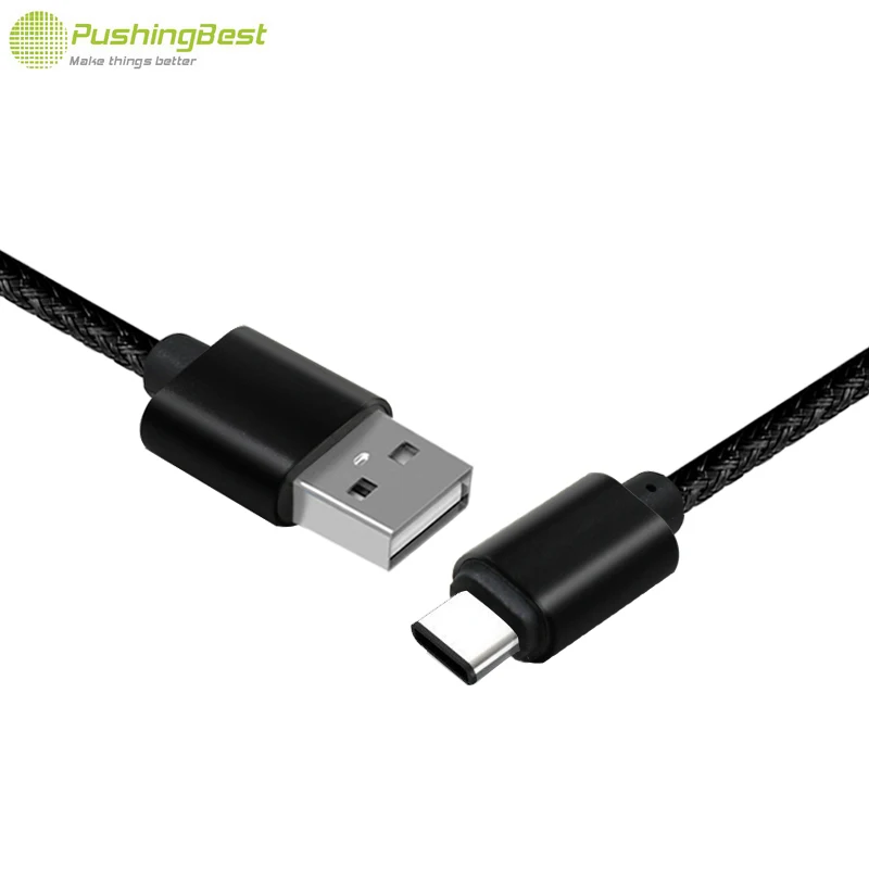  Usb type-c cable Pushingbest nylon USB 3.1 Type C USB C cable USB Data Sync Charge Cable for Macbook OnePlus 2 ZUK Z1 xiaomi 4c 