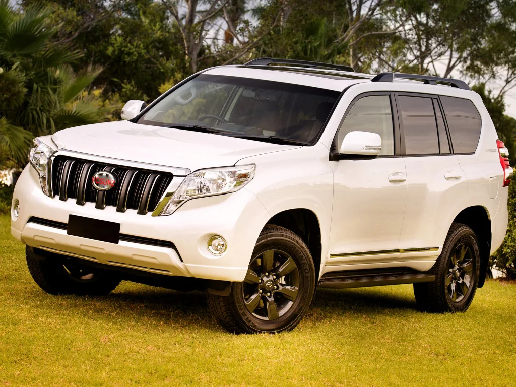 Хромированная крышка решетки радиатора для Toyota Land cruiser Prado 150 2014 2015 2016 2017