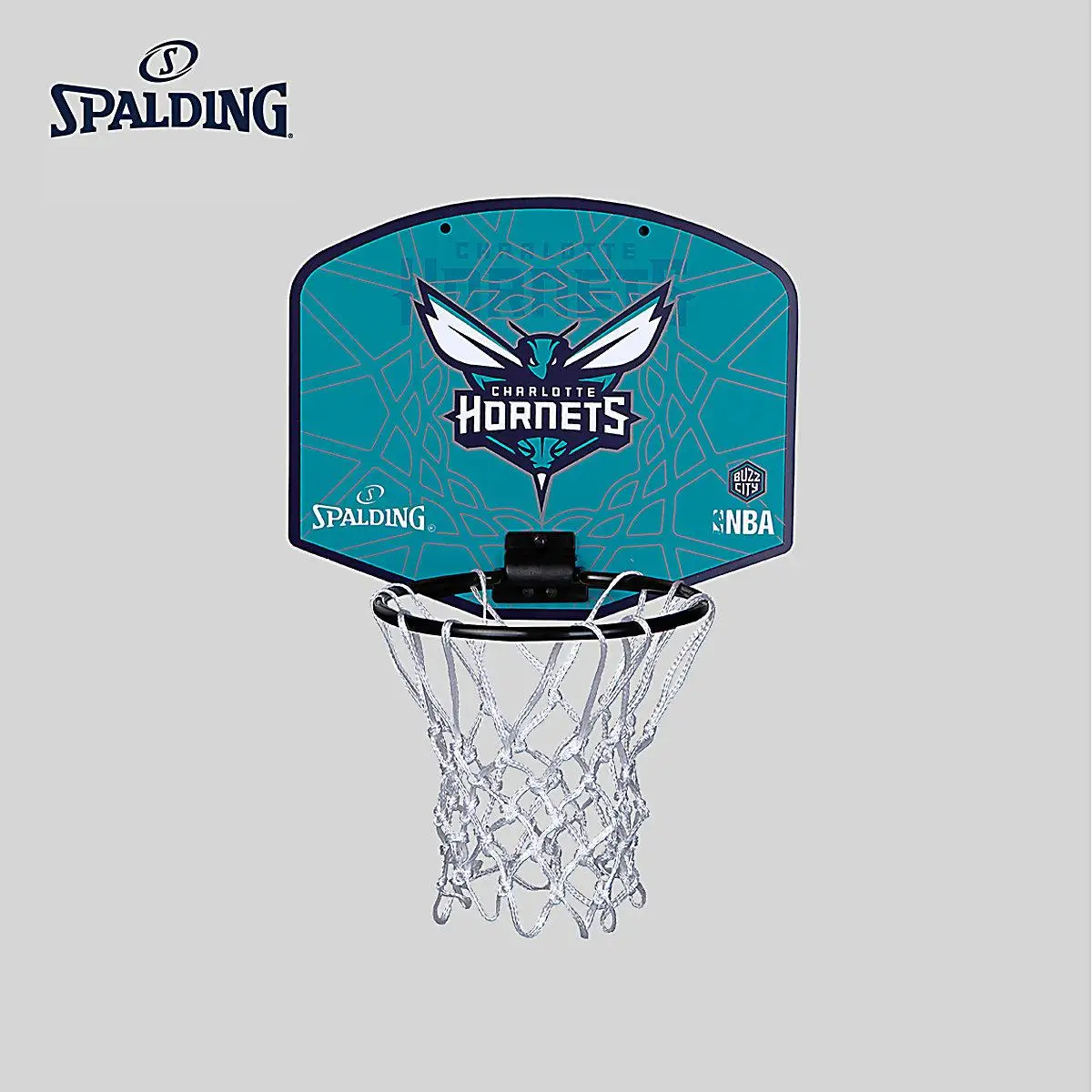 Spalding Hornets эмблема Nba мини отскок назад с липкой стеной висит Backboard Мини Баскетбол 77-645Y