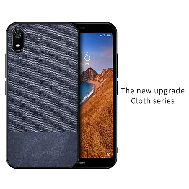 Blue2 IKrsses для Xiaomi Redmi 7A PU простая скатерть жесткая задняя крышка мягкая рамка чехол для Xiaomi Redmi 7a 5,4" твердая задняя крышка - Цвет: Blue2