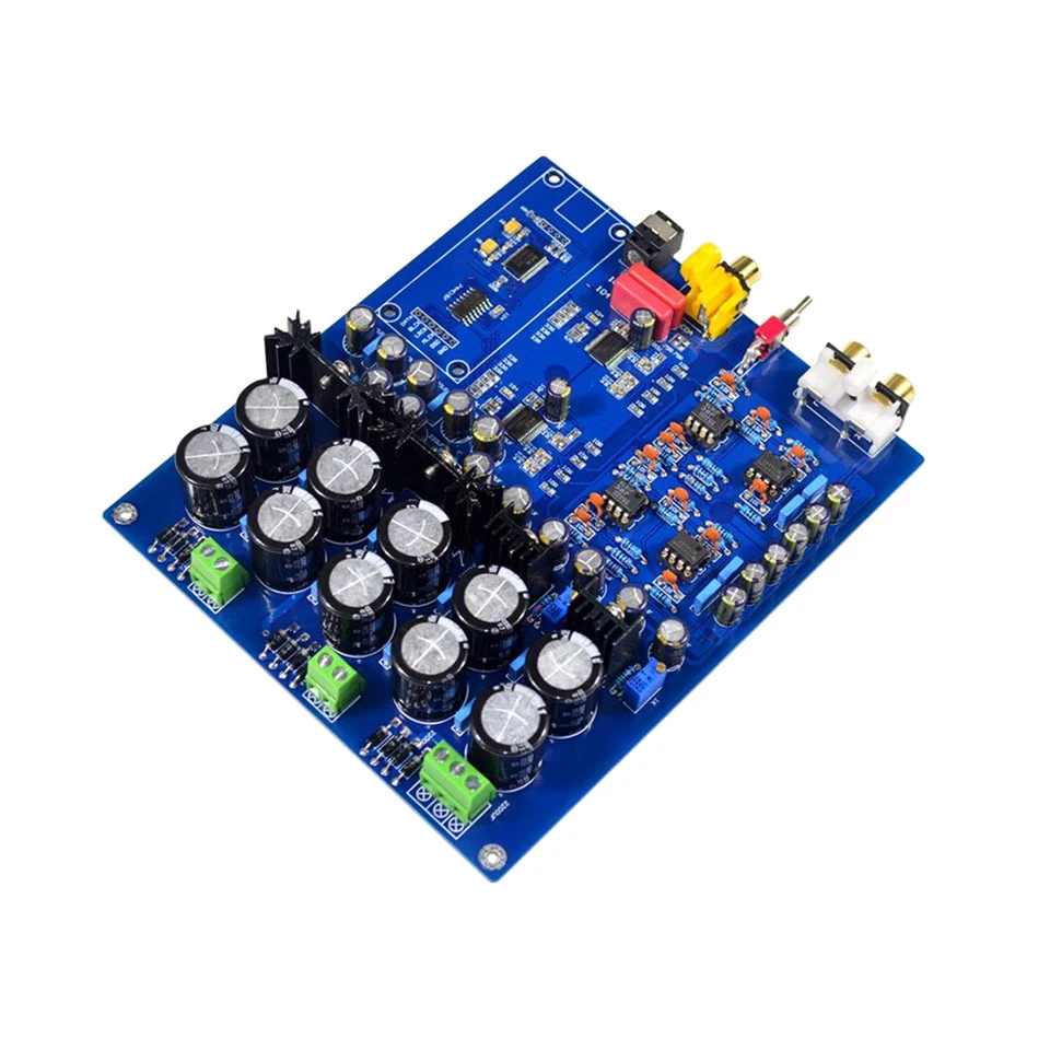 Двойной чип AK4396VF+ AK4113 декодер DAC Поддержка волоконный коаксиальный декодирующая плата для Мощность усилители